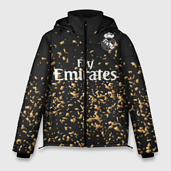 Куртка зимняя мужская Real Madrid 4-th 19-20, цвет: 3D-черный