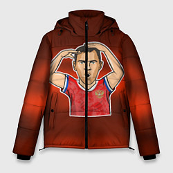 Куртка зимняя мужская Дзюба Russia edition, цвет: 3D-черный