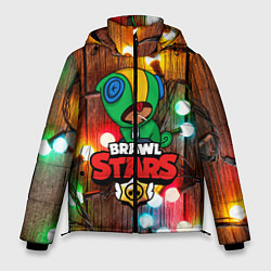 Куртка зимняя мужская BRAWL STARS НОВОГОДНИЙ, цвет: 3D-светло-серый