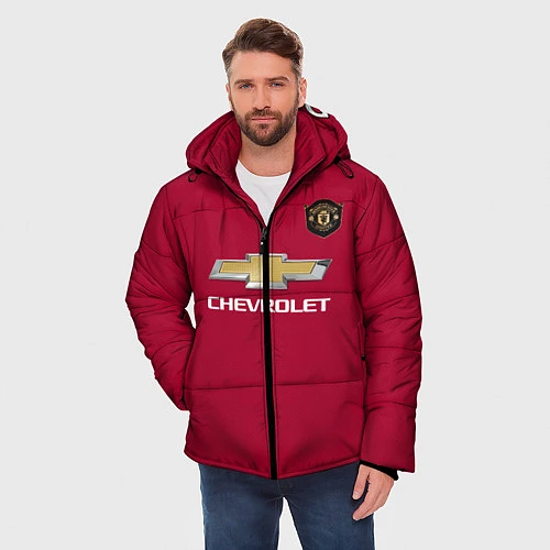 Мужская зимняя куртка Lingard Manchester United / 3D-Светло-серый – фото 3