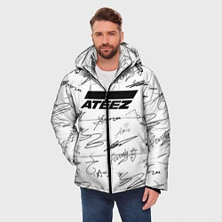 Куртка зимняя мужская ATEEZ АВТОГРАФЫ, цвет: 3D-светло-серый — фото 2