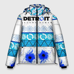 Куртка зимняя мужская DETROIT: НОВОГОДНИЙ, цвет: 3D-черный