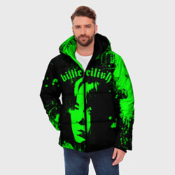 Куртка зимняя мужская Billie eilish, цвет: 3D-черный — фото 2