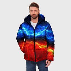 Куртка зимняя мужская Лёд и огонь, цвет: 3D-светло-серый — фото 2