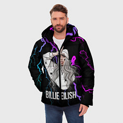 Куртка зимняя мужская BILLIE EILISH, цвет: 3D-черный — фото 2