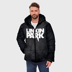 Куртка зимняя мужская LINKIN PARK, цвет: 3D-красный — фото 2