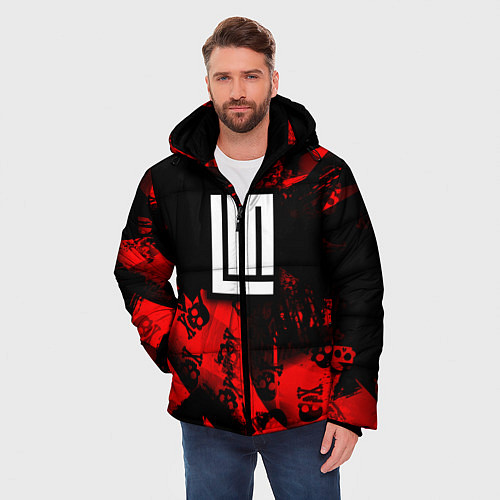 Мужская зимняя куртка Lindemann / 3D-Красный – фото 3