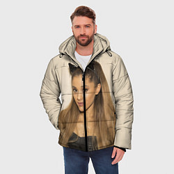 Куртка зимняя мужская Ariana Grande Ариана Гранде, цвет: 3D-светло-серый — фото 2