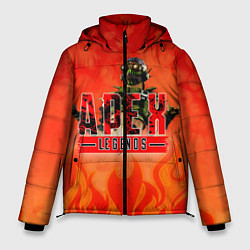 Куртка зимняя мужская Apex Legends, цвет: 3D-светло-серый