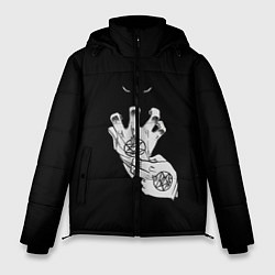 Куртка зимняя мужская Выжигющий Искру, цвет: 3D-черный