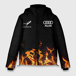 Куртка зимняя мужская Audi Ауди, цвет: 3D-светло-серый