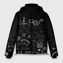 Куртка зимняя мужская LIL PEEP, цвет: 3D-красный