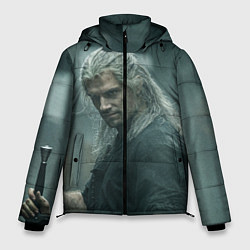 Куртка зимняя мужская Ведьмак Геральт, цвет: 3D-черный