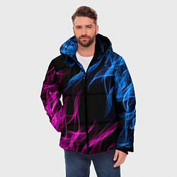 Куртка зимняя мужская БИТВА ОГНЕЙ, цвет: 3D-черный — фото 2