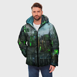 Куртка зимняя мужская Герои Нежить, цвет: 3D-черный — фото 2