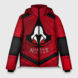 Куртка зимняя мужская Assasin's creed, цвет: 3D-черный