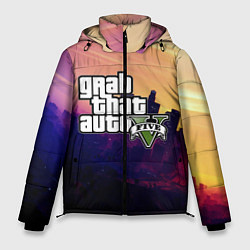 Куртка зимняя мужская GTA 5, цвет: 3D-черный
