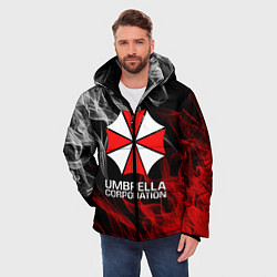 Куртка зимняя мужская UMBRELLA CORP, цвет: 3D-красный — фото 2