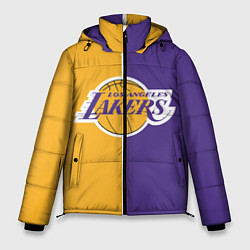 Куртка зимняя мужская LA LAKERS, цвет: 3D-красный