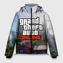 Куртка зимняя мужская GTA Online, цвет: 3D-светло-серый