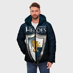 Куртка зимняя мужская Heroes of Might and Magic, цвет: 3D-черный — фото 2