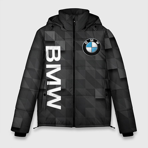 Мужская зимняя куртка BMW / 3D-Светло-серый – фото 1