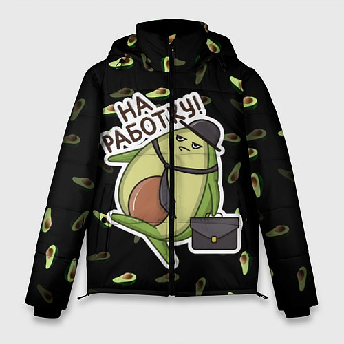 Мужская зимняя куртка Авокадо / 3D-Светло-серый – фото 1