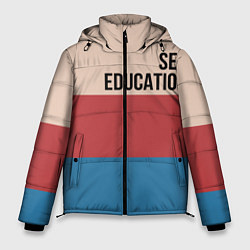 Куртка зимняя мужская Половое воспитание, цвет: 3D-черный