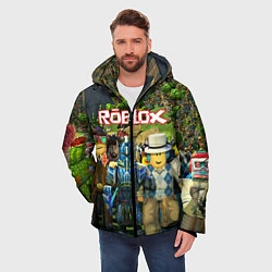 Куртка зимняя мужская ROBLOX, цвет: 3D-красный — фото 2