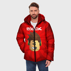 Куртка зимняя мужская ROBLOX, цвет: 3D-светло-серый — фото 2