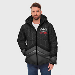 Куртка зимняя мужская TOYOTA, цвет: 3D-черный — фото 2
