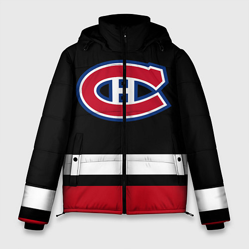 Мужская зимняя куртка Монреаль Канадиенс / 3D-Светло-серый – фото 1