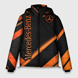 Куртка зимняя мужская Mercedes-Benz, цвет: 3D-черный