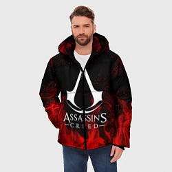 Куртка зимняя мужская ASSASSINS CREED, цвет: 3D-черный — фото 2