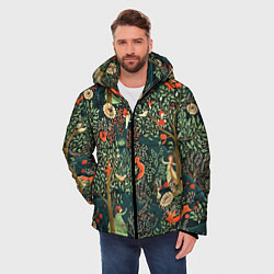 Куртка зимняя мужская Abstraction Pattern, цвет: 3D-светло-серый — фото 2