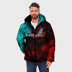 Куртка зимняя мужская DEVIL MAY CRY, цвет: 3D-красный — фото 2