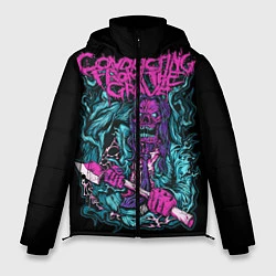 Куртка зимняя мужская Conducting from the Grave, цвет: 3D-черный
