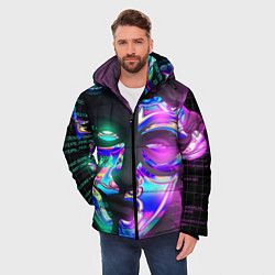 Куртка зимняя мужская Chrome Effect, цвет: 3D-черный — фото 2
