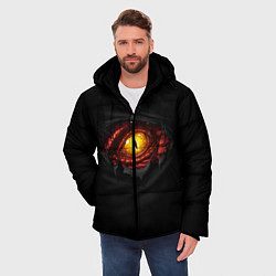 Куртка зимняя мужская Дракон, цвет: 3D-черный — фото 2