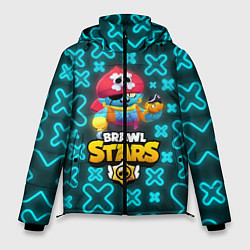 Куртка зимняя мужская Brawl Stars Pirate Gene, цвет: 3D-красный