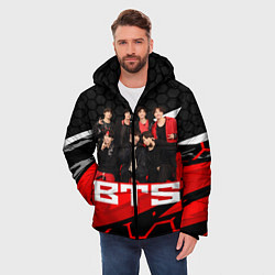 Куртка зимняя мужская BTS, цвет: 3D-черный — фото 2