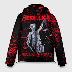 Куртка зимняя мужская Metallica, цвет: 3D-светло-серый