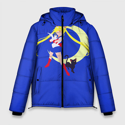 Мужская зимняя куртка СЕЙЛОР И КИСА / 3D-Светло-серый – фото 1
