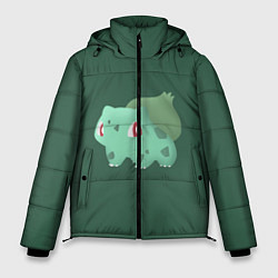Куртка зимняя мужская Pokemon Bulbasaur, цвет: 3D-черный