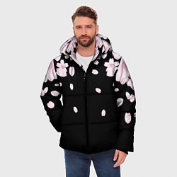 Куртка зимняя мужская САКУРА, цвет: 3D-черный — фото 2
