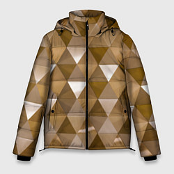 Куртка зимняя мужская Кристализация, цвет: 3D-черный