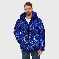 Куртка зимняя мужская Пузыри, цвет: 3D-черный — фото 2