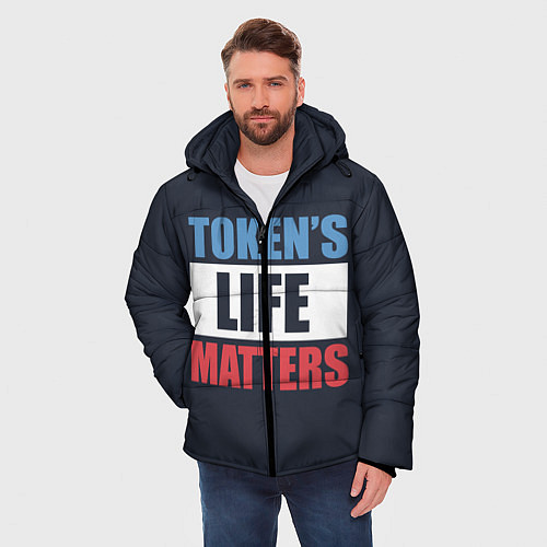 Мужская зимняя куртка TOKENS LIFE MATTERS / 3D-Светло-серый – фото 3
