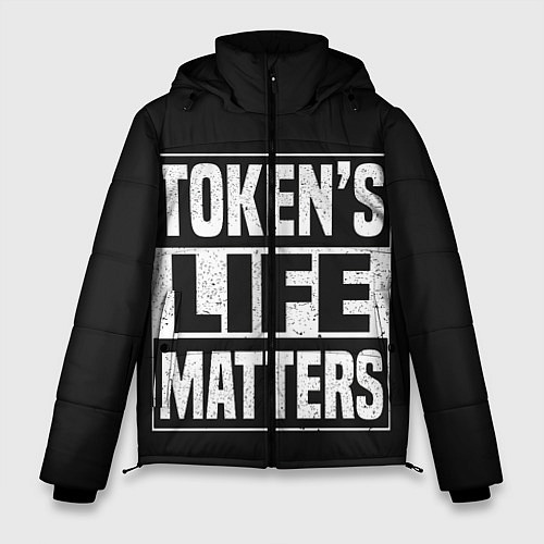 Мужская зимняя куртка TOKENS LIFE MATTERS / 3D-Светло-серый – фото 1