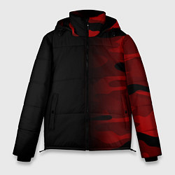 Куртка зимняя мужская RED BLACK MILITARY CAMO, цвет: 3D-черный